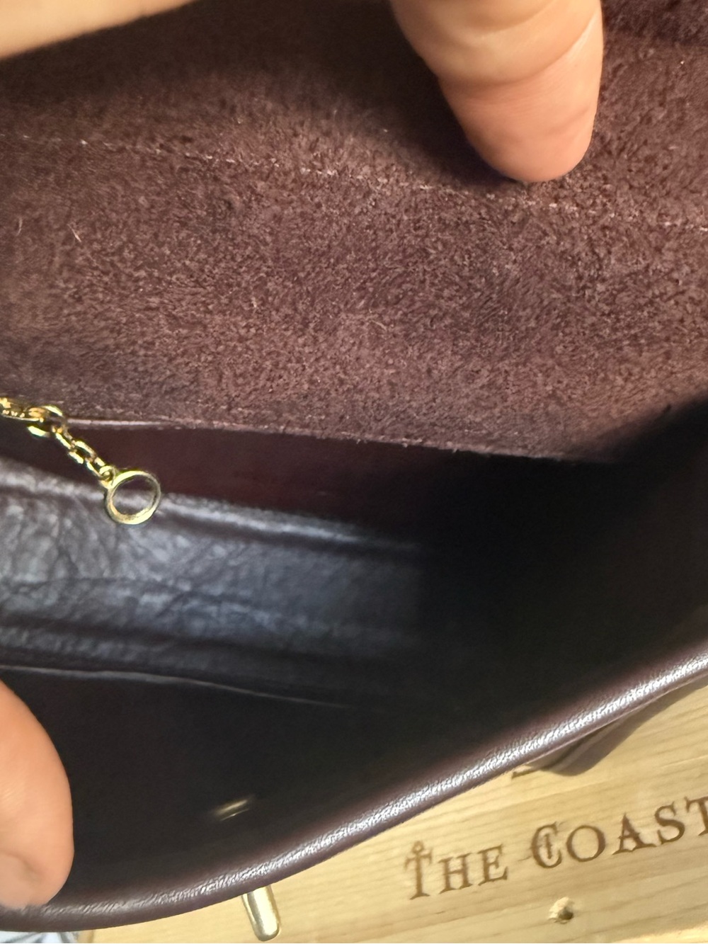 Vintage COACH Regina 9983 in Mahogany  Brown Gloved Tanned Leather Crossbody A++ - Picture 12 of 14